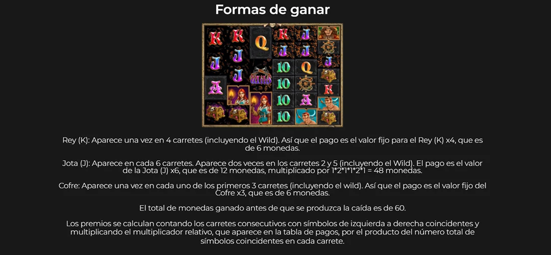 Formas de ganar en Pirate Kingdom Megaways